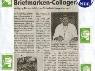 Süderelbe Wochenblatt [Sept. 1998] – Außergewöhnliche Briefmarken-Collagen